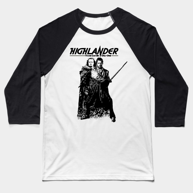 Highlander Tribute Baseball T-Shirt by Jldigitalcreations